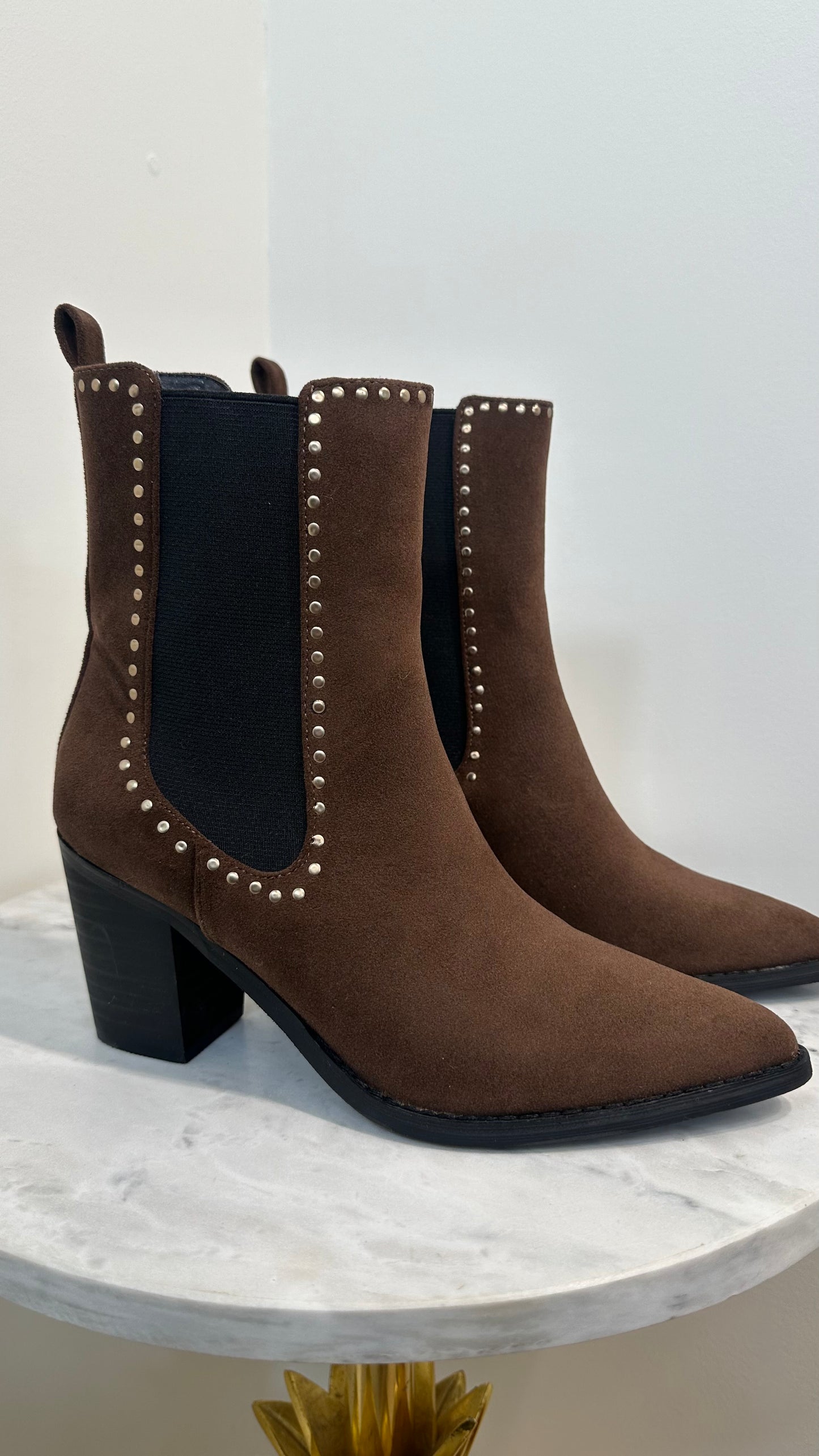 Chocolate Brown Short Boots