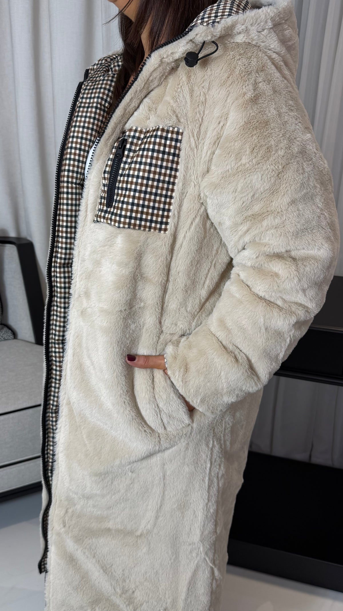 The Check Reversible Coat