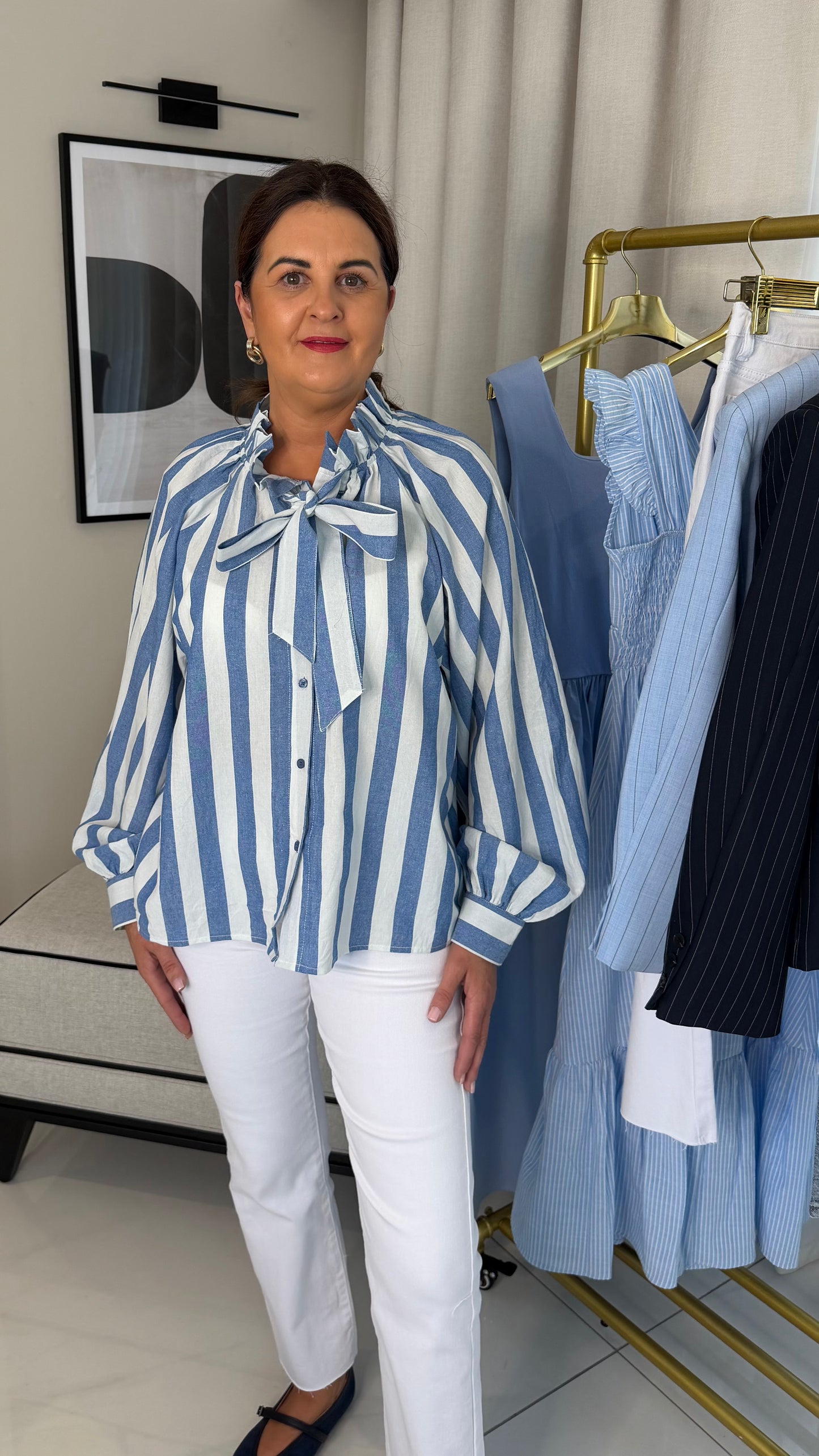 Blue Striped Shirt