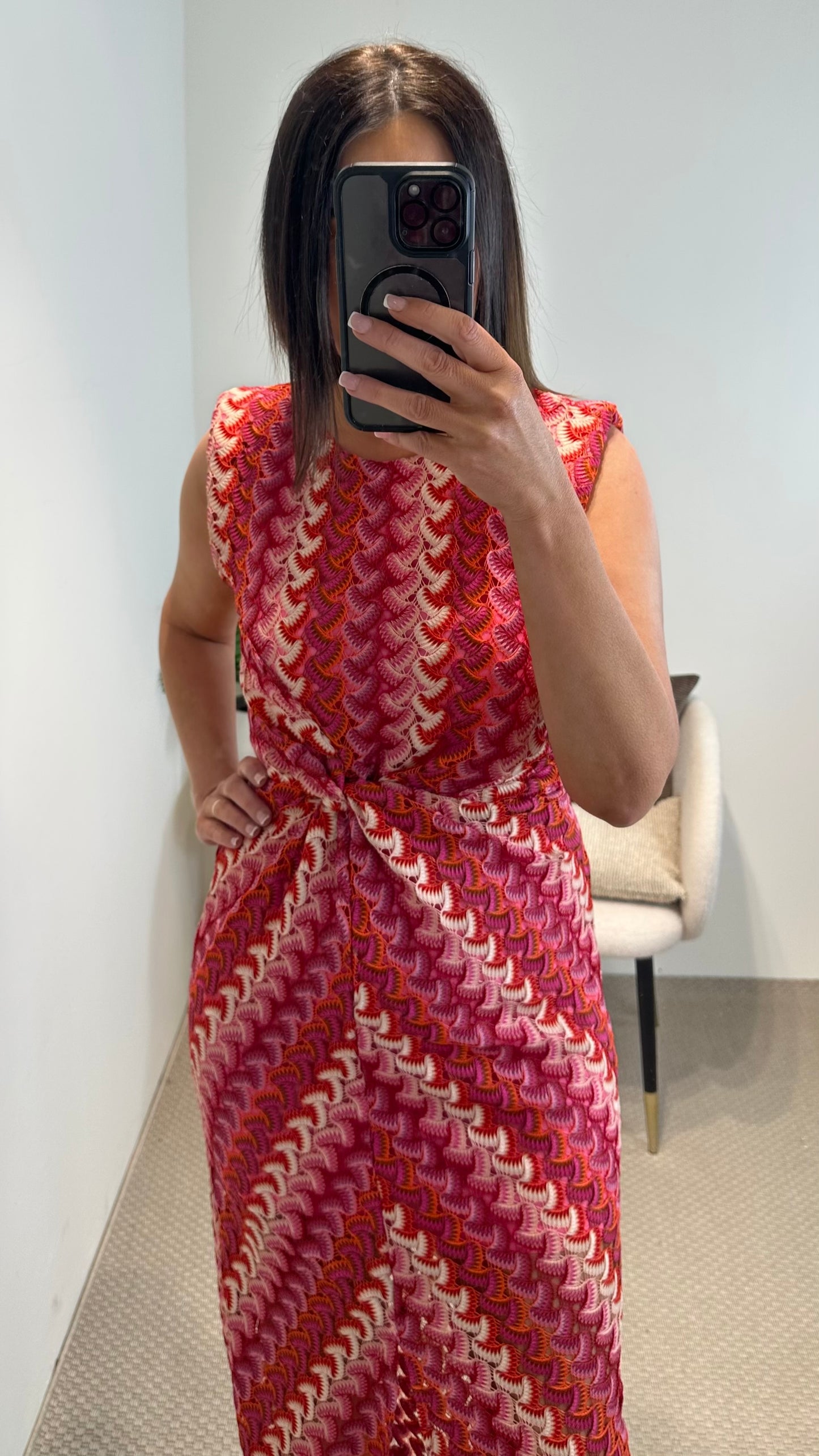 Multi-Colour Crochet Dress