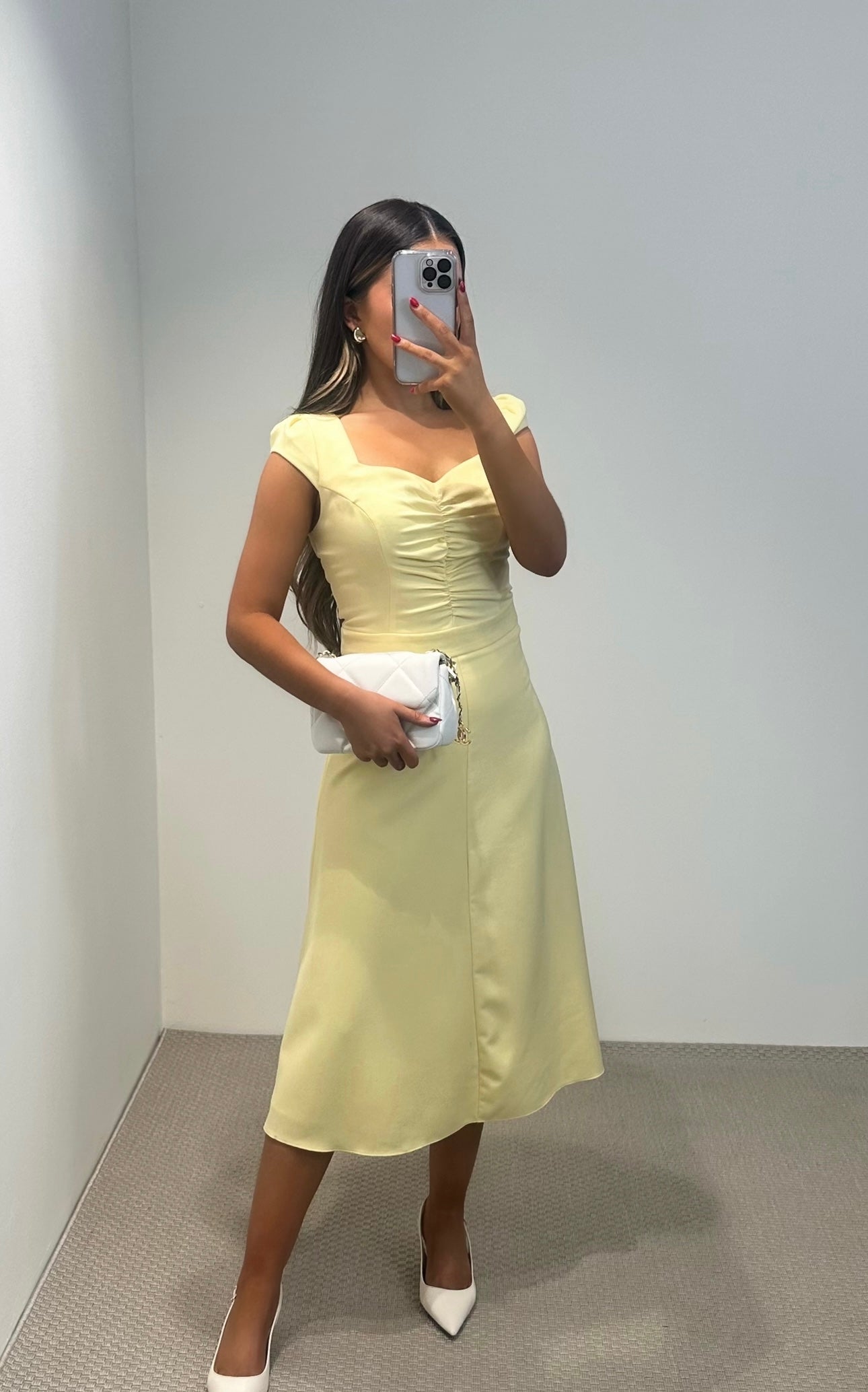 Lilly Light Yellow Dress