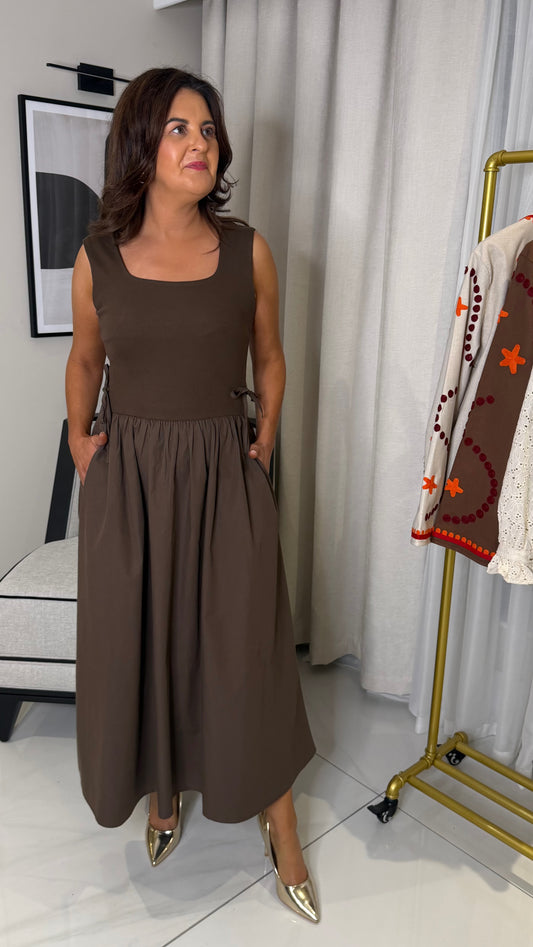 Harriet Brown Elasticated Dress