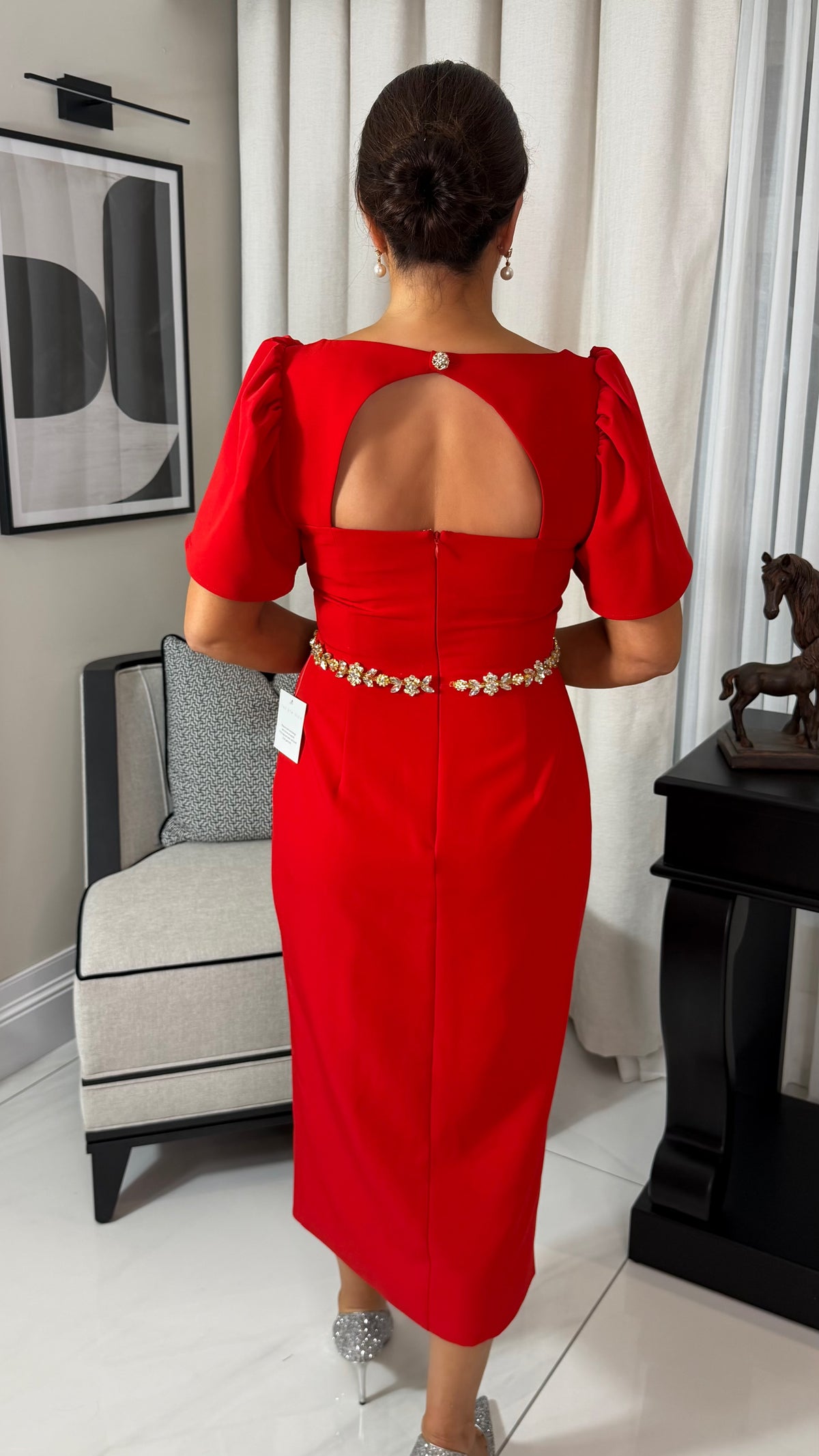 SOLANA RED DRESS