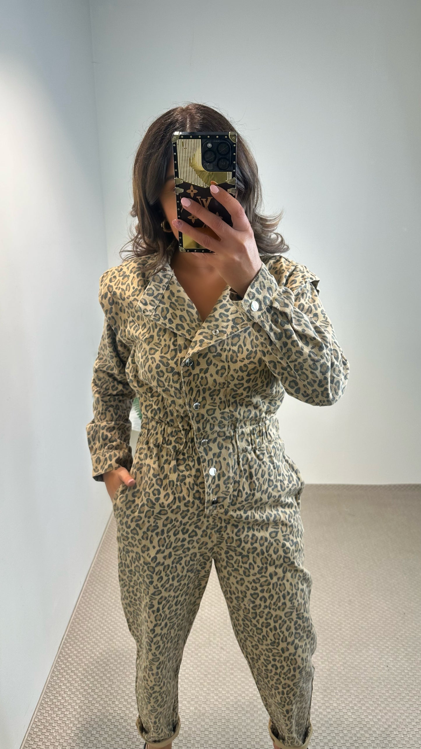 Leopard Print Jumpsuit