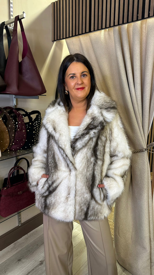 The Audrey Faux Fur Coat