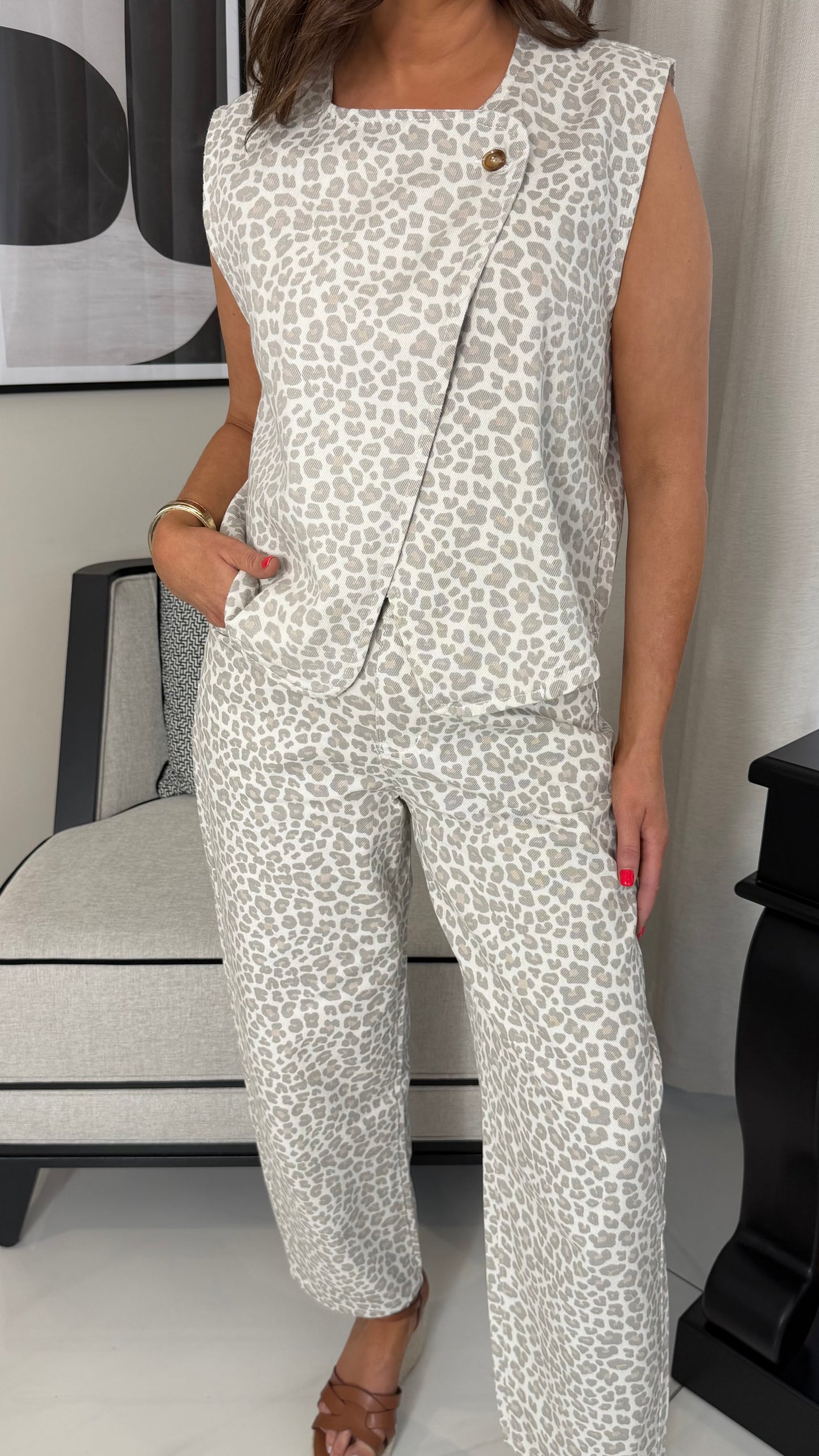Yasmin Leopard Jeans