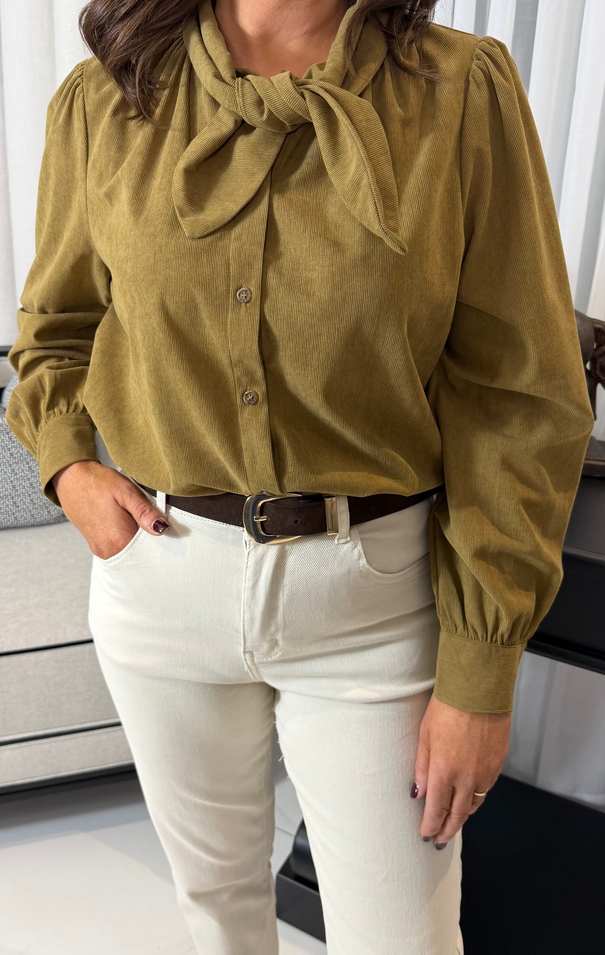 Toffee Corduroy Shirt
