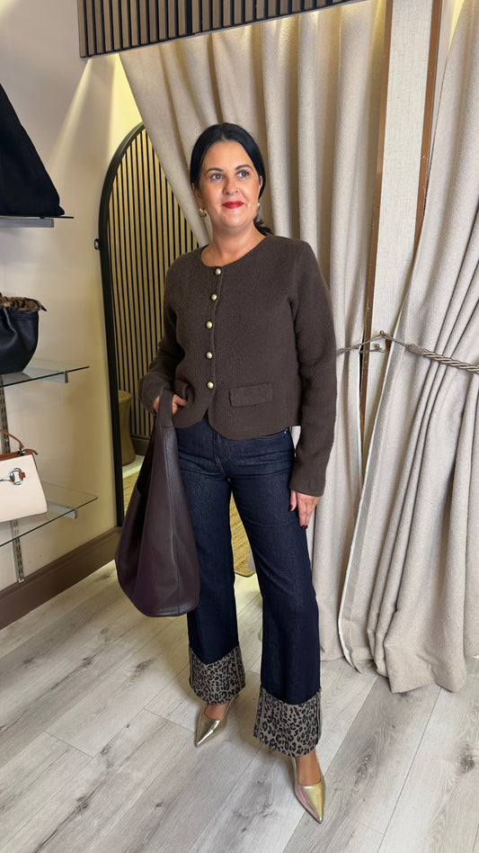 Chocolate Brown Cardigan