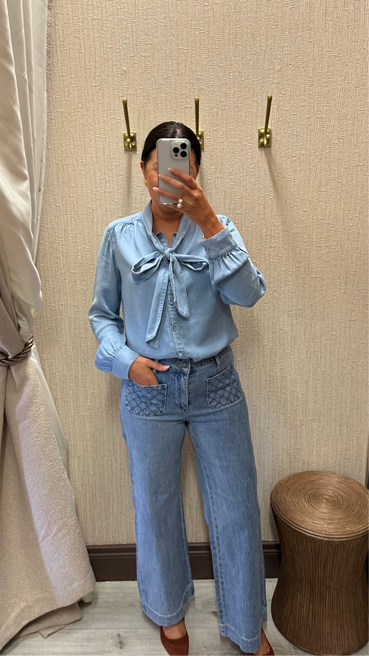 Petite Leg Front Pocket Jeans
