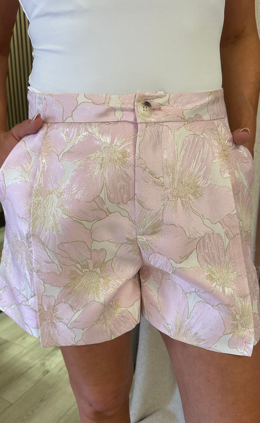 Pink Pattern Shorts