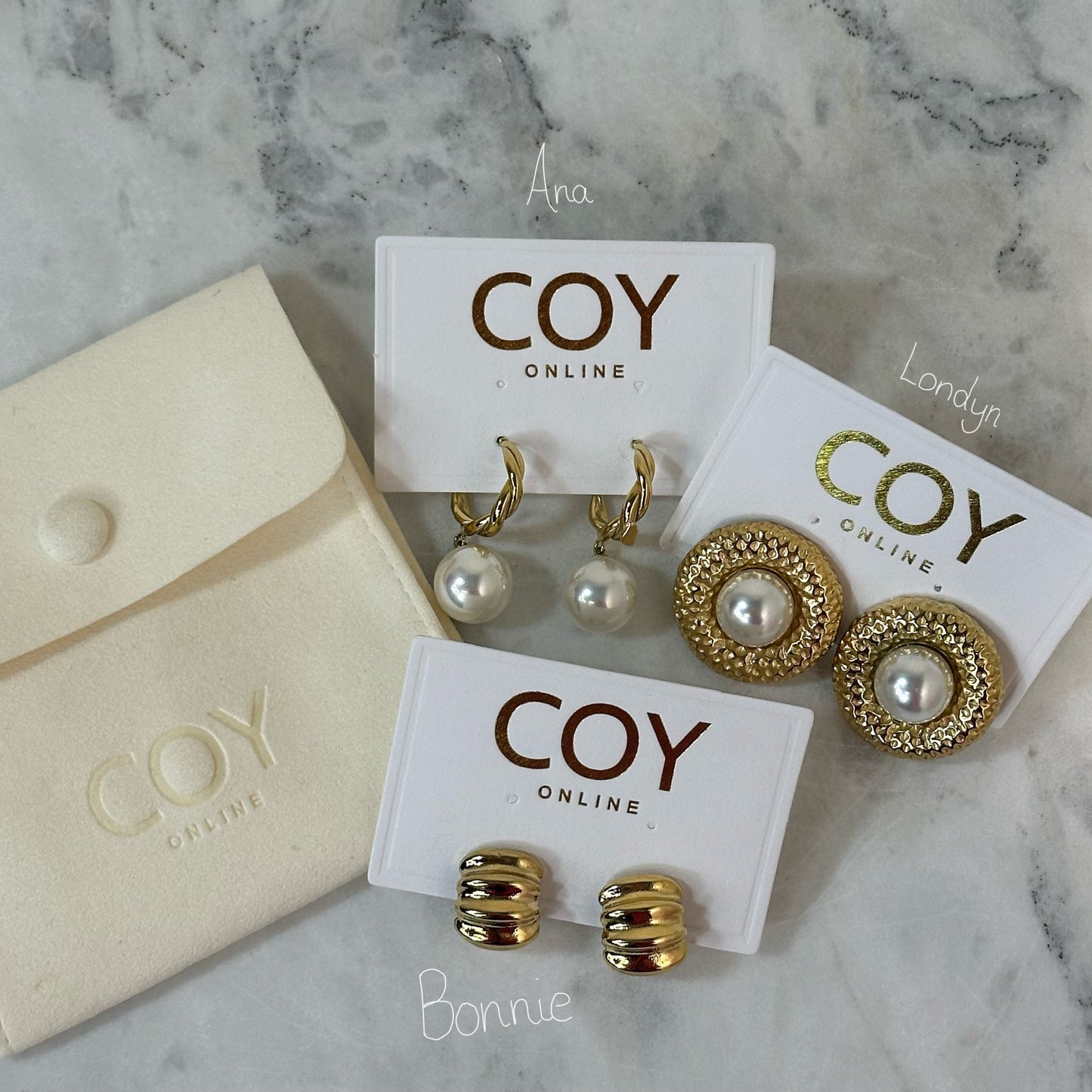 Londyn-Gold Earrings