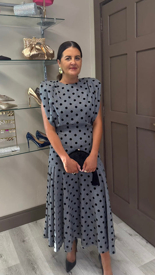 Valentina Polka Dot Dress