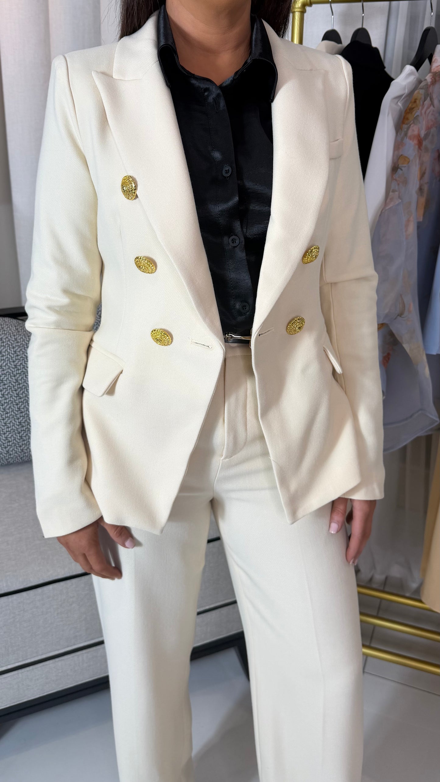 Sophie Cream Blazer
