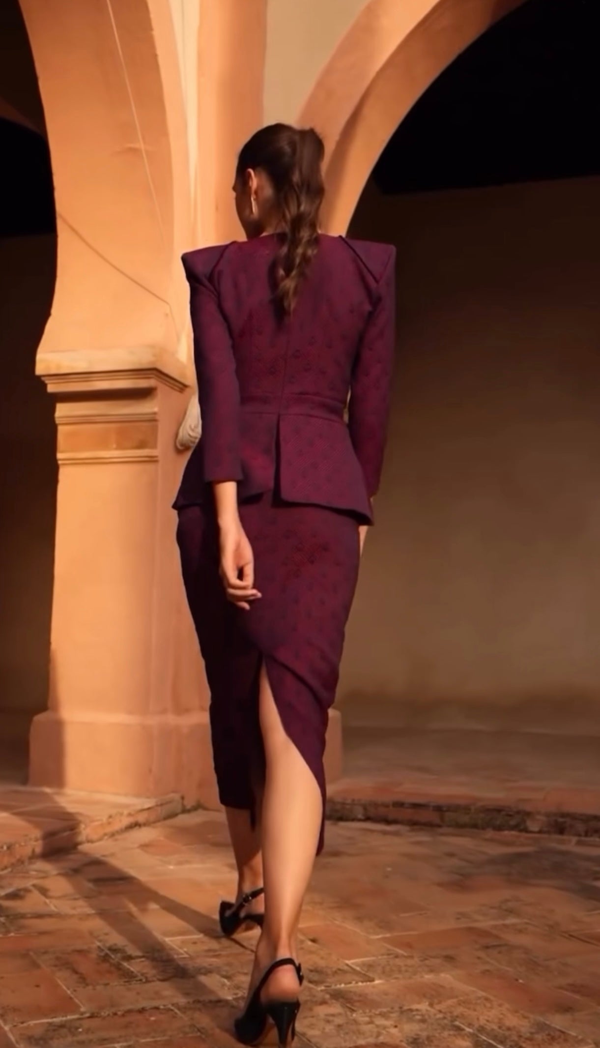 Aurelia Red Berry Dress