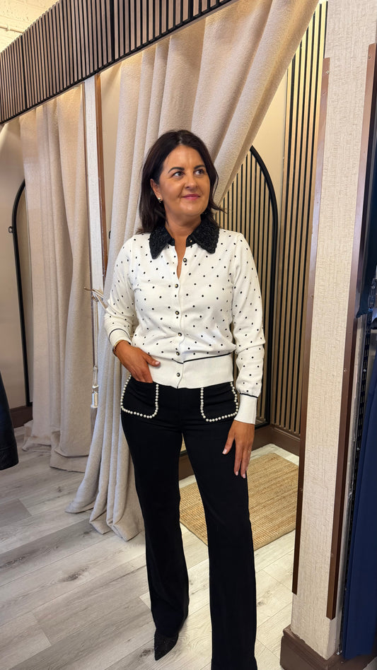 Black Pearl Pocket Jeans