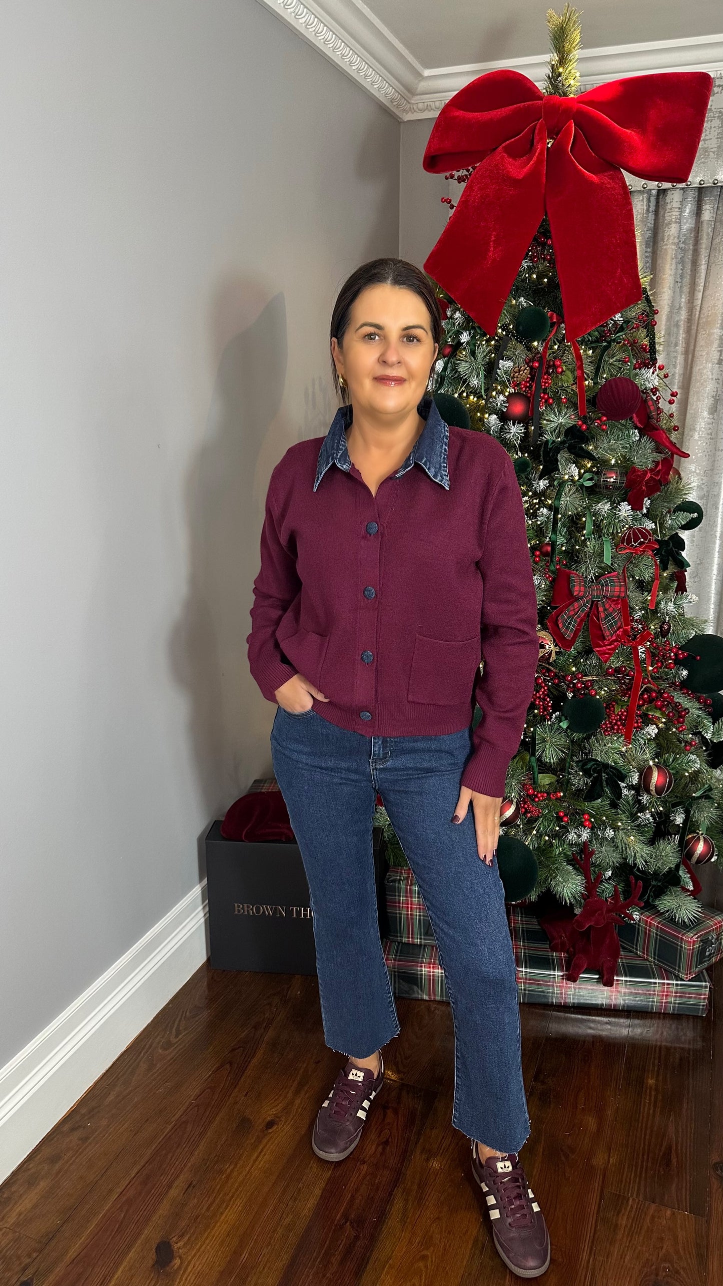 Dark Denim Crop Jeans