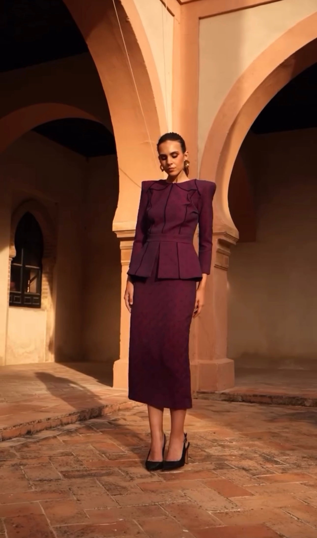 Aurelia Red Berry Dress