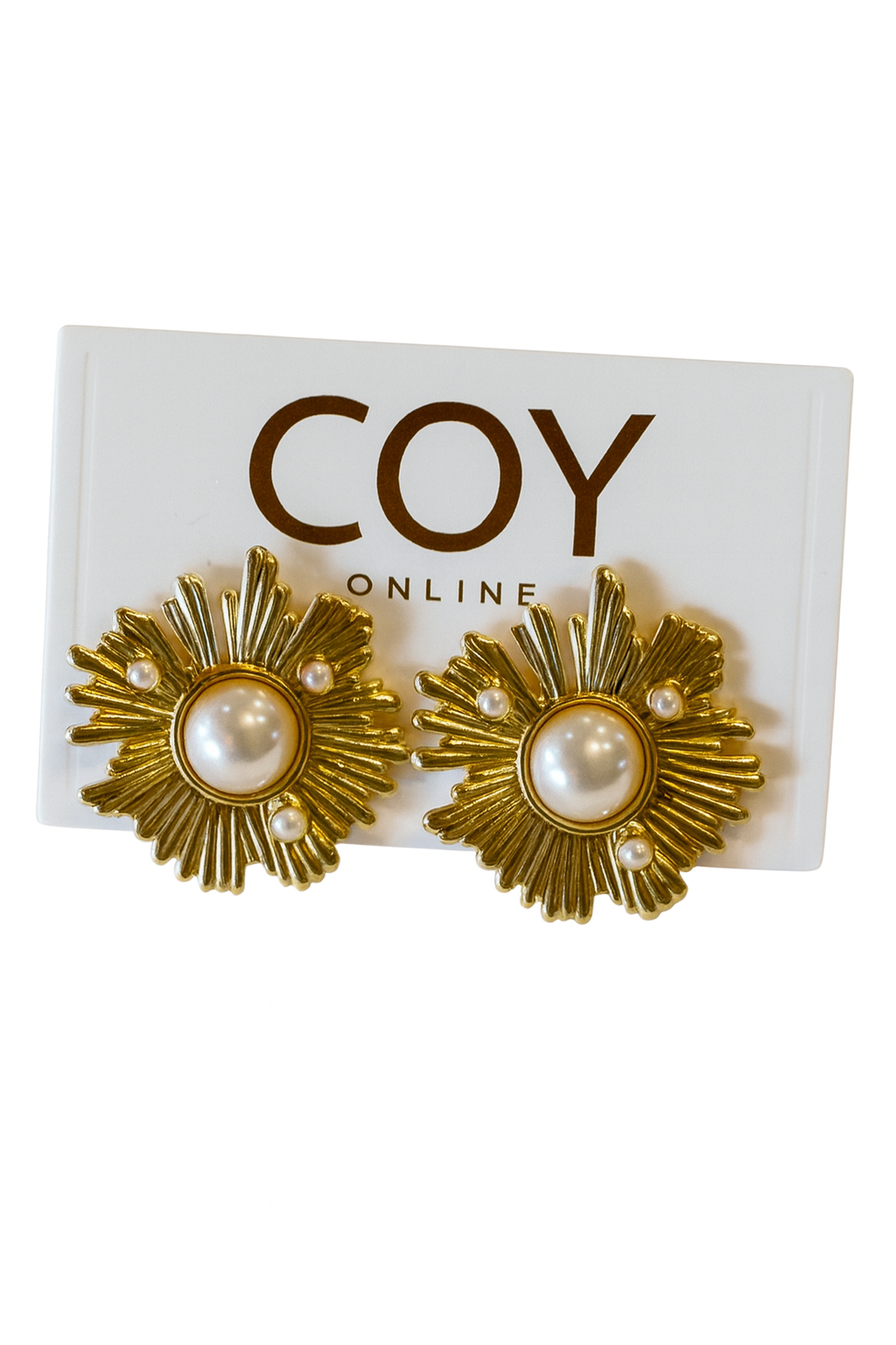 Josafina-Floral & Pearl Earrings