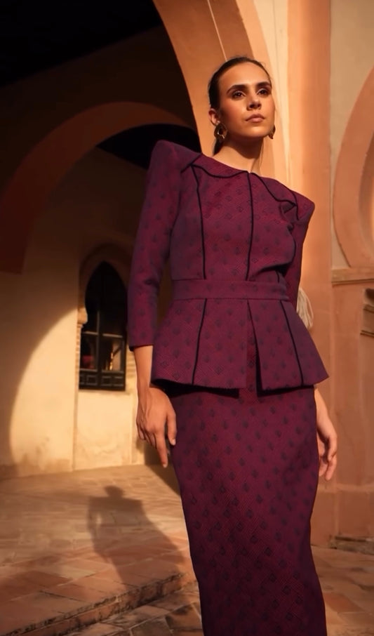 Aurelia Red Berry Dress