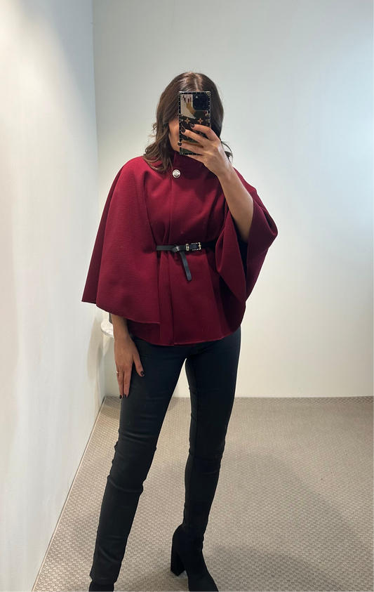 Wine Cape with Belt