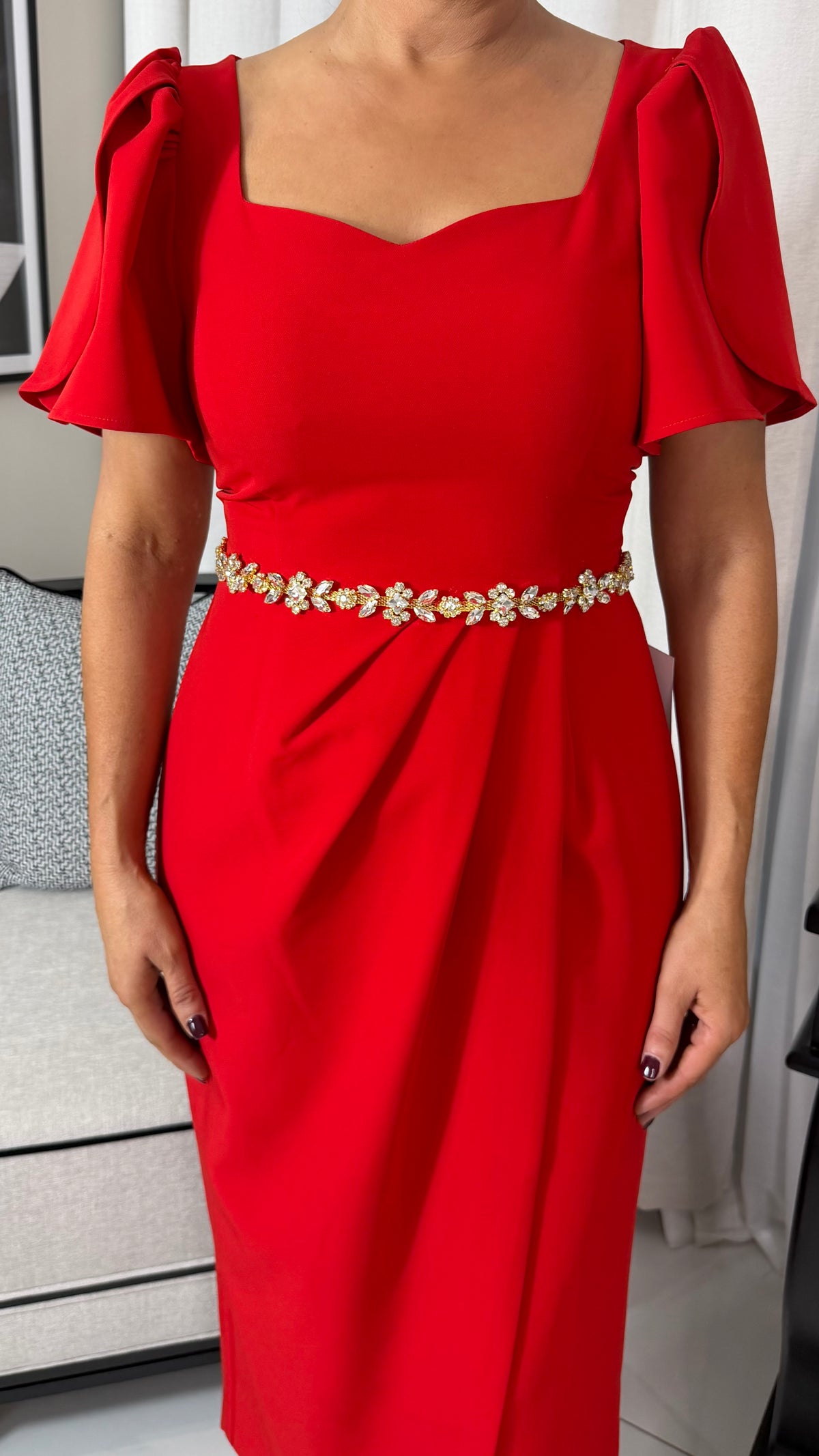 SOLANA RED DRESS
