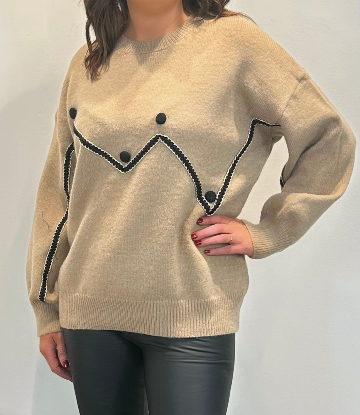 Beige Sweater