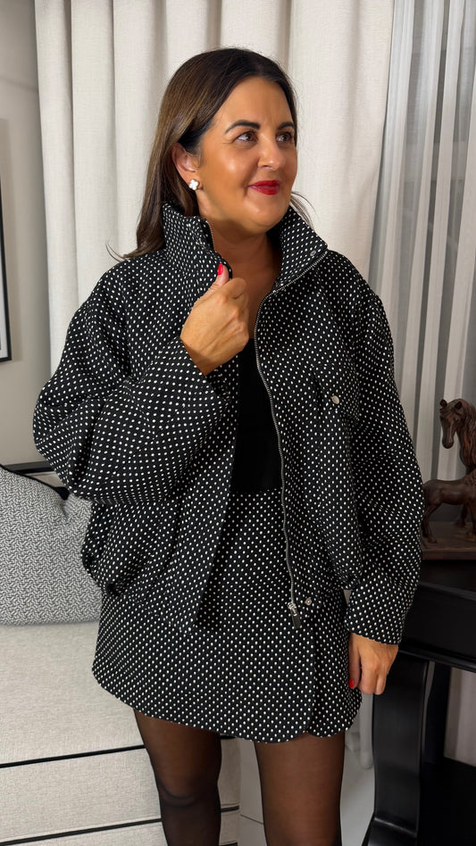 Gigi Polka Dot Utility Jacket