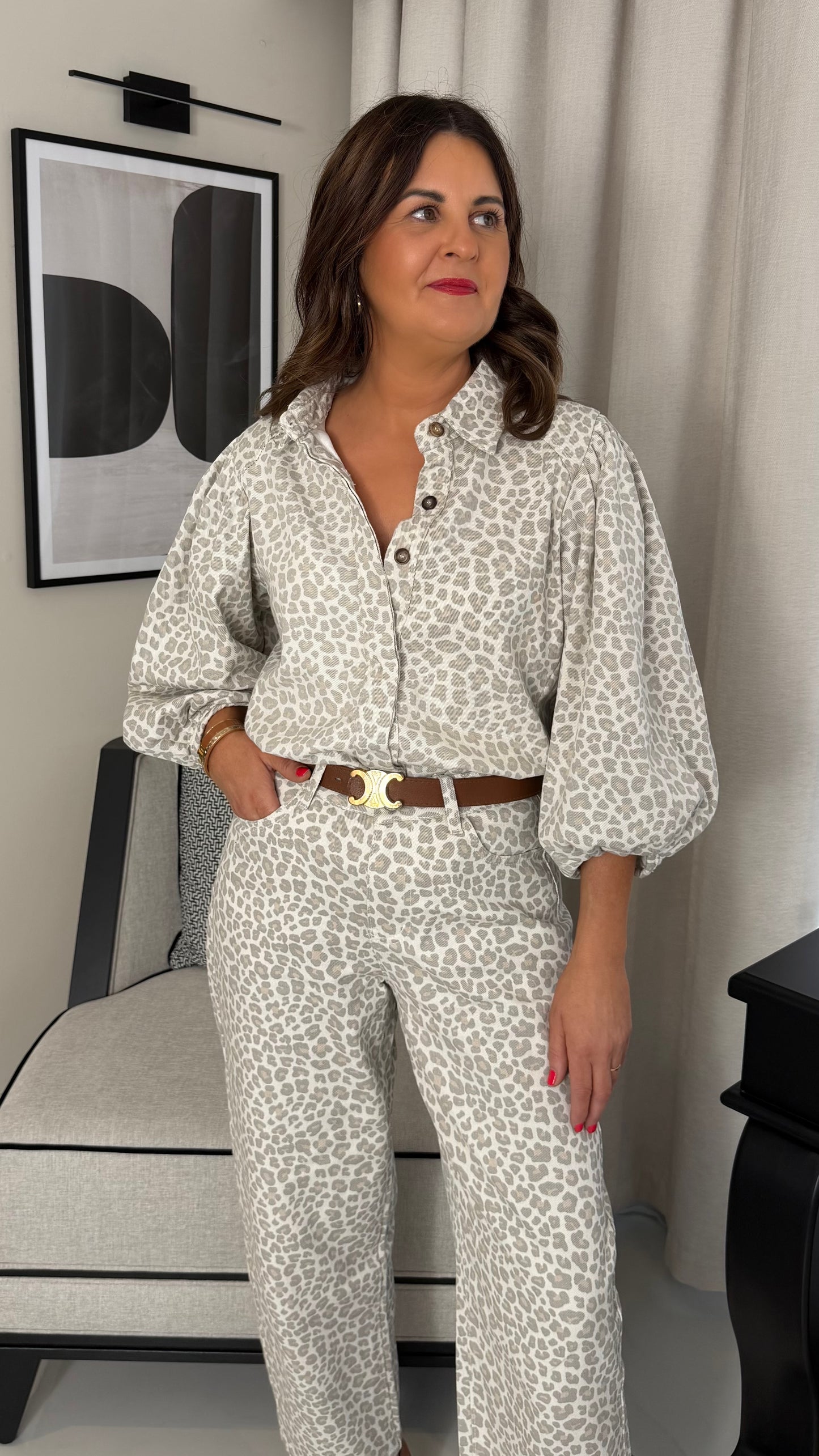 Yasmin Leopard Shirt