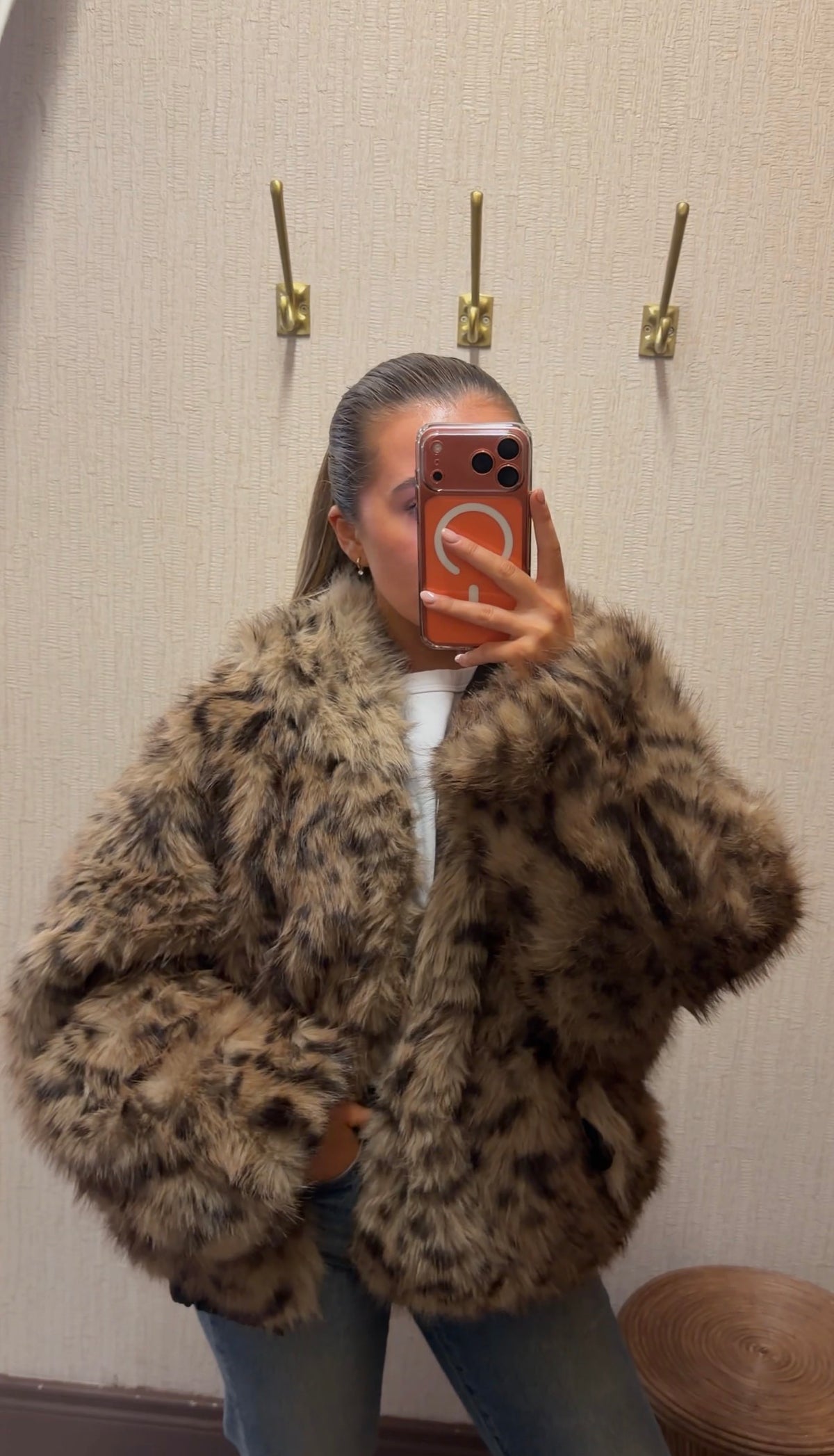 Lorna Leopard Reversible Coat