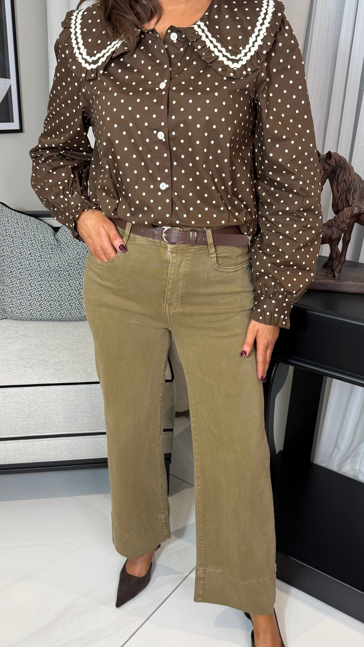 Toffee Wide-Leg Jeans