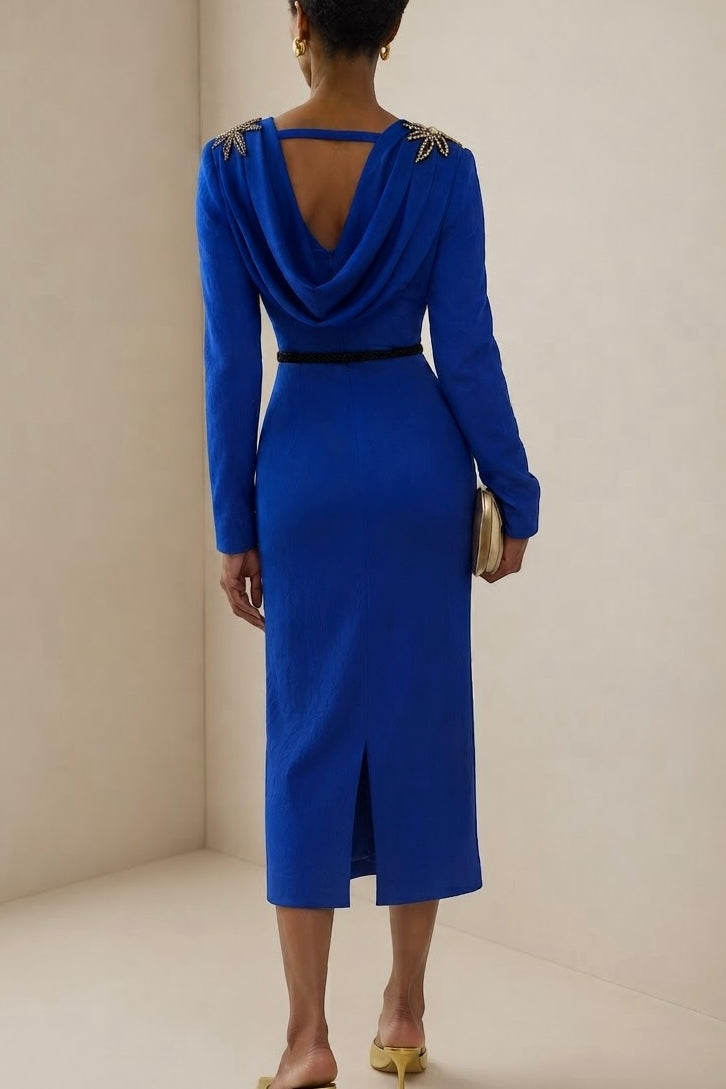 ASTERIA ROYAL BLUE DRESS