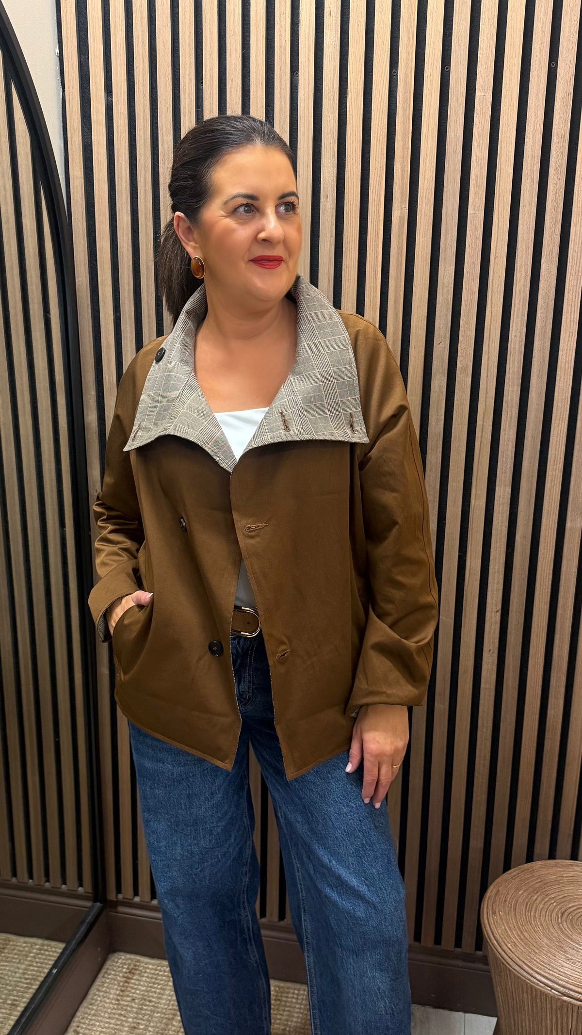 The Reversible Plaid & Tan Jacket