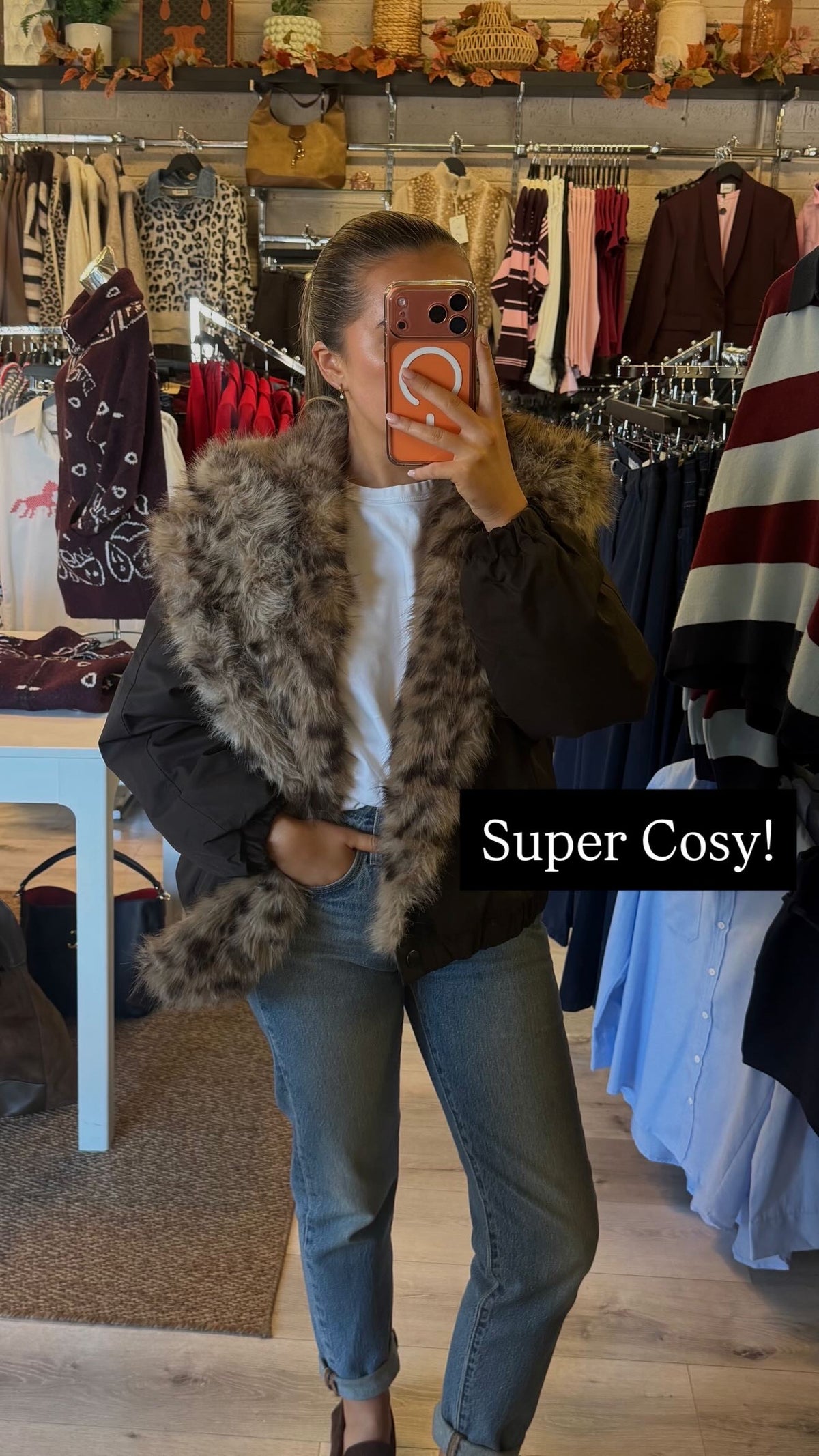 Lorna Leopard Reversible Coat