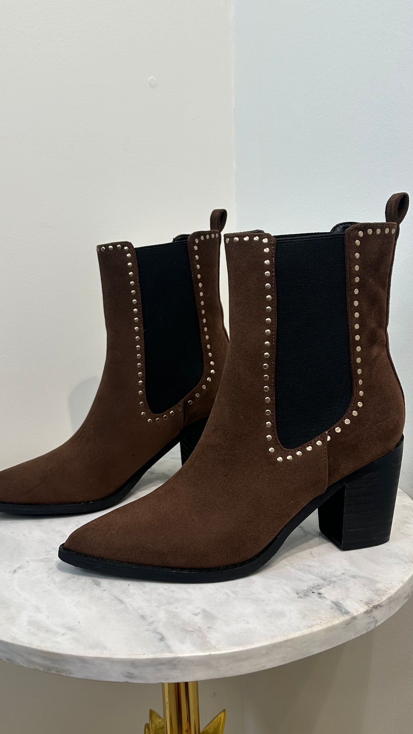 Chocolate Brown Short Boots