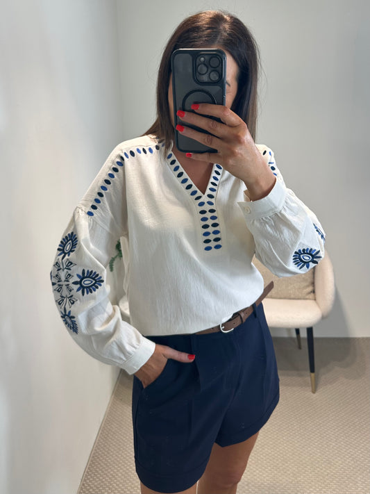 Linen Blend Top