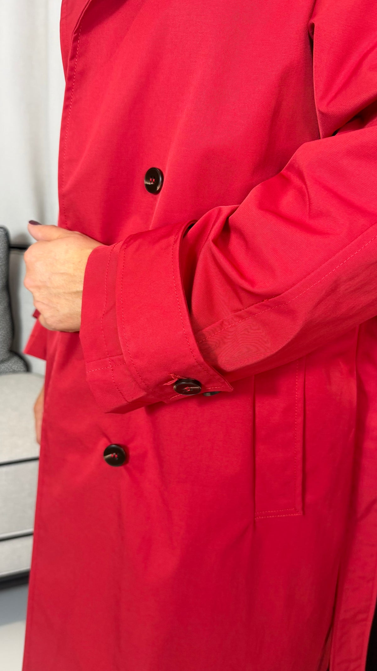 The Ruby Red Trenchcoat