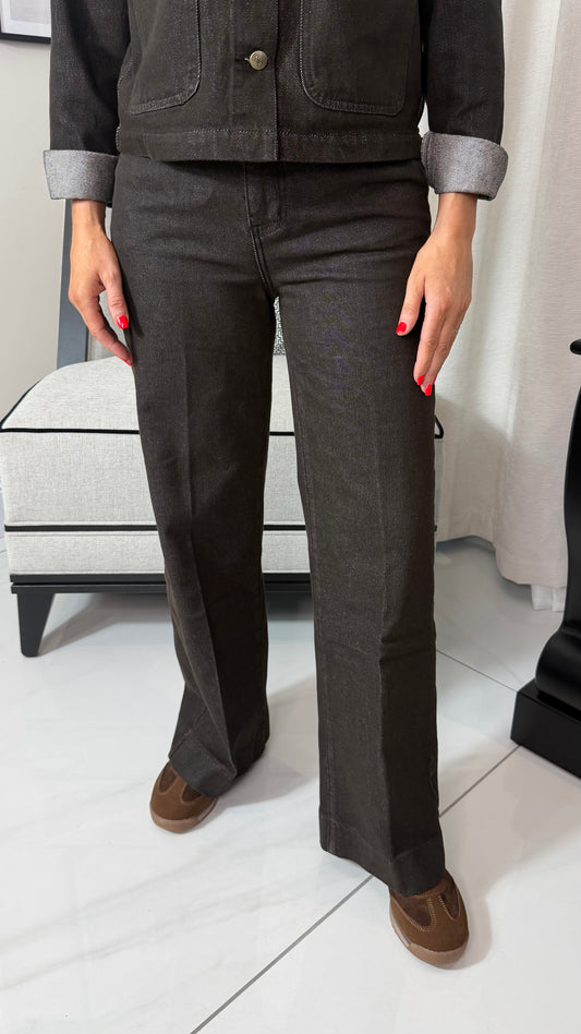 Kate Dark Brown Denim Jeans