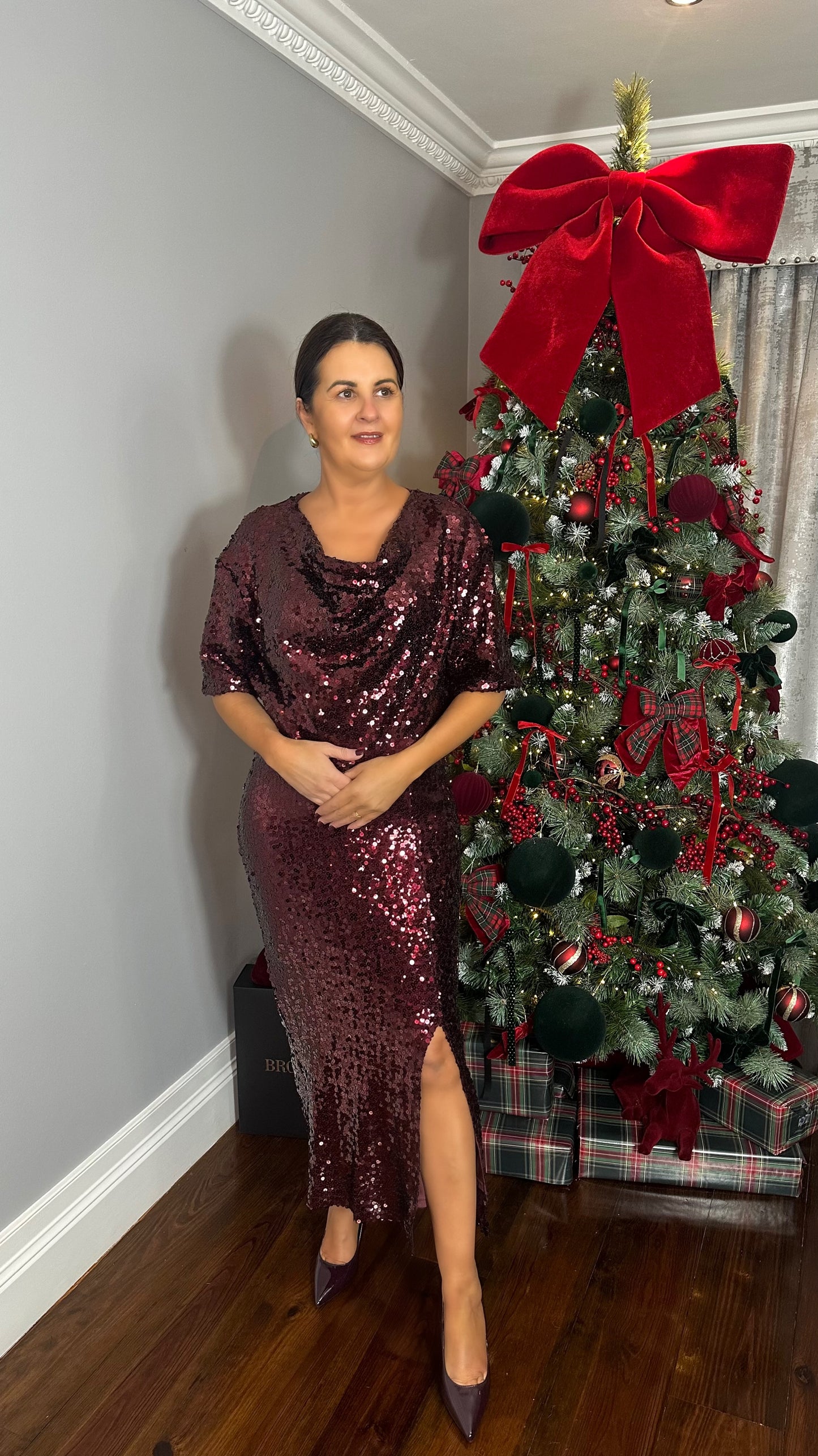 Wine Short Sleeve Top