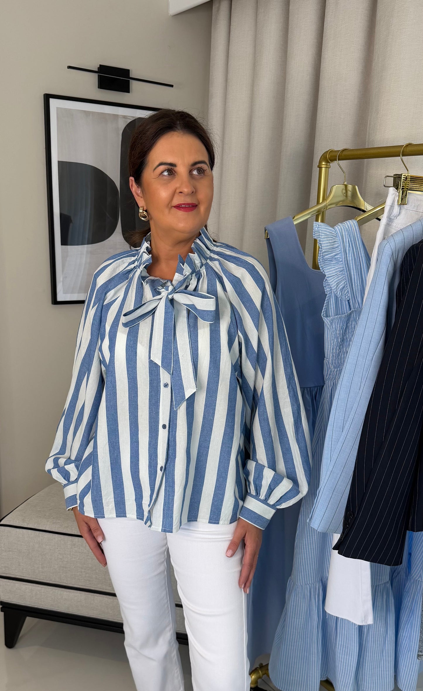 Blue Striped Shirt