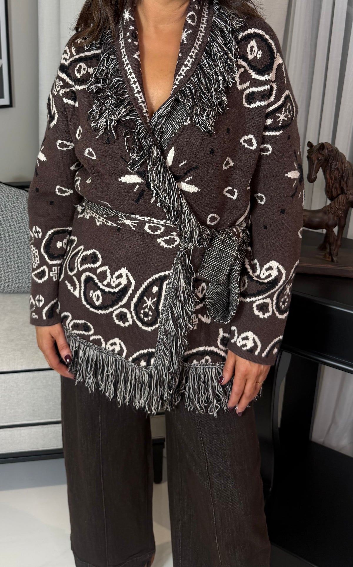 Boho Paisley Cardigan