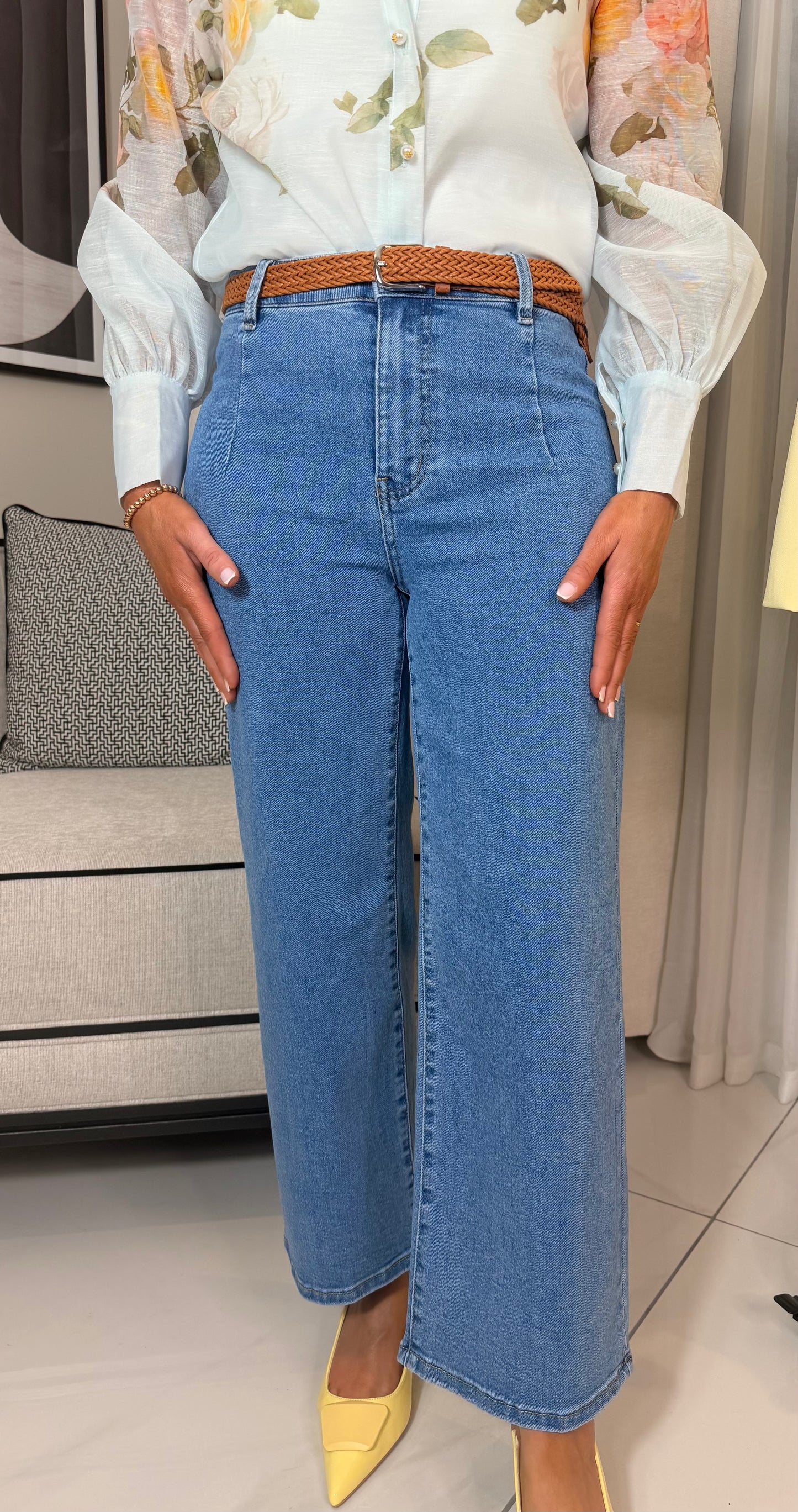 Denim Jeans with Belt