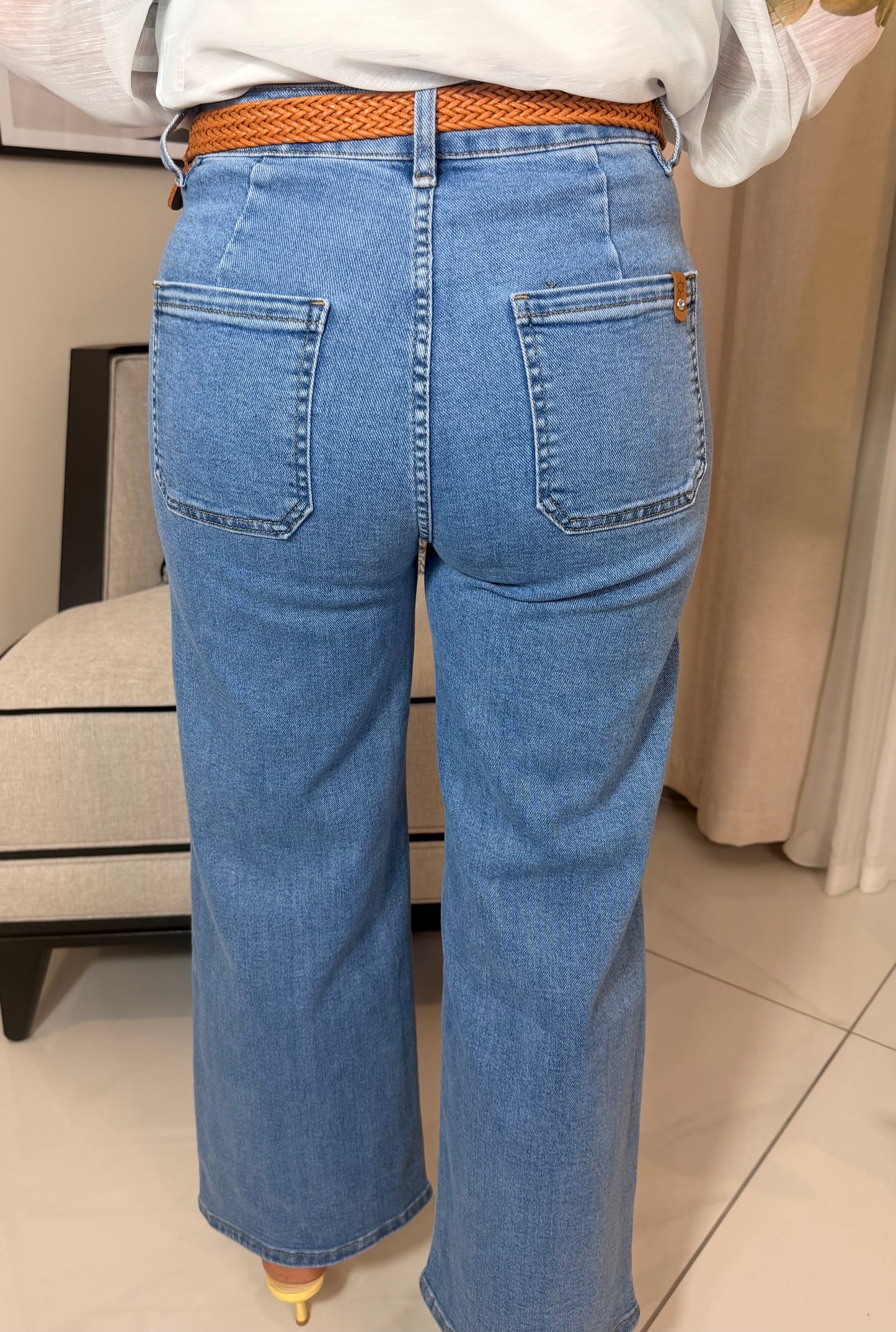 Denim Jeans with Belt